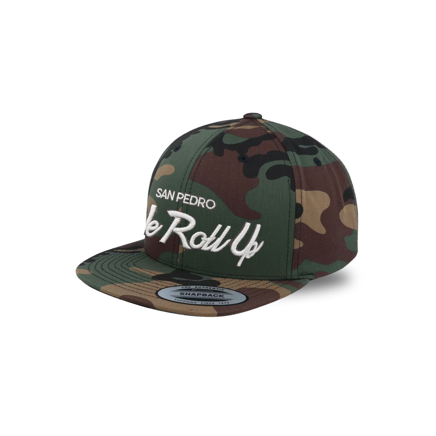 We Roll Up Script Hat - Los Angeles - Camo