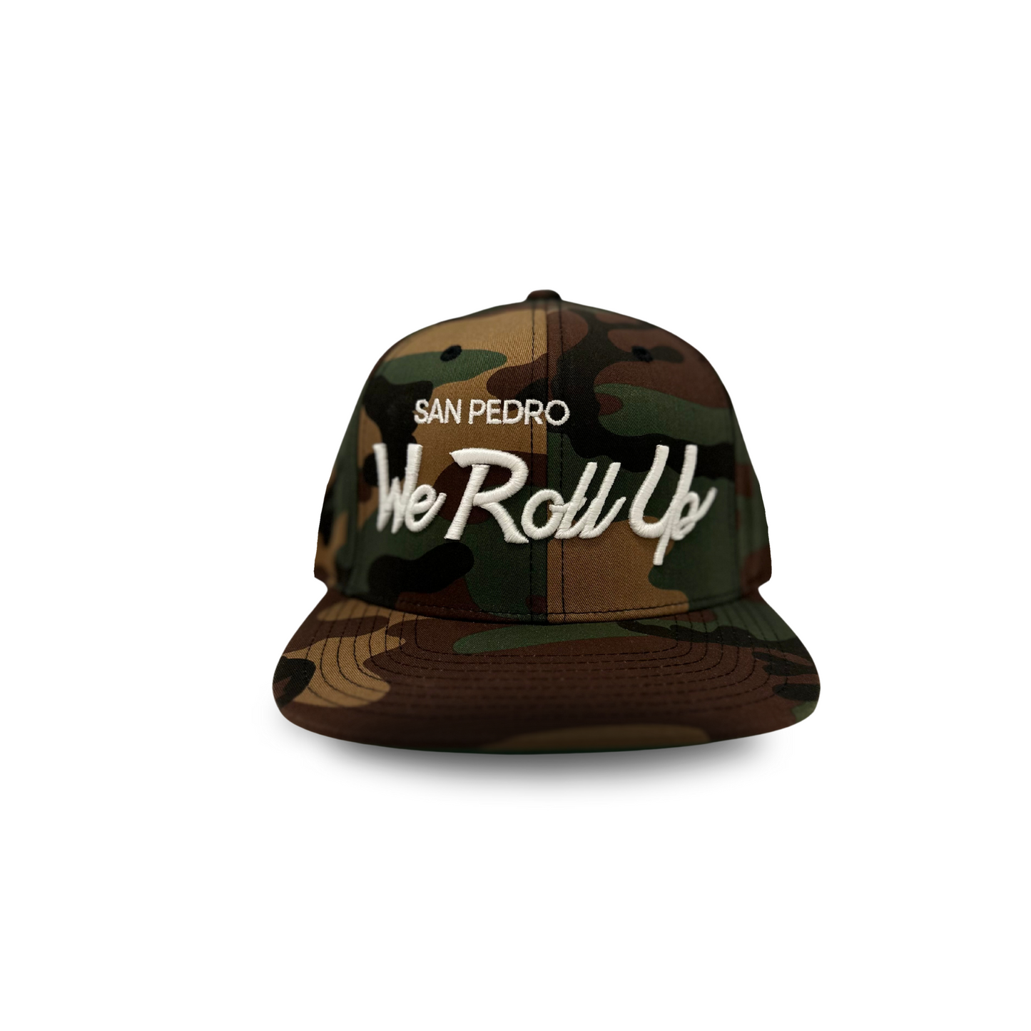 We Roll Up Script Hat - Los Angeles - Camo