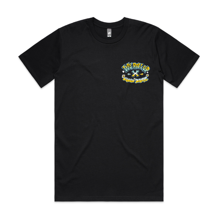 We Roll Up x Good Dank Co. I Black Heavy Weight Tee
