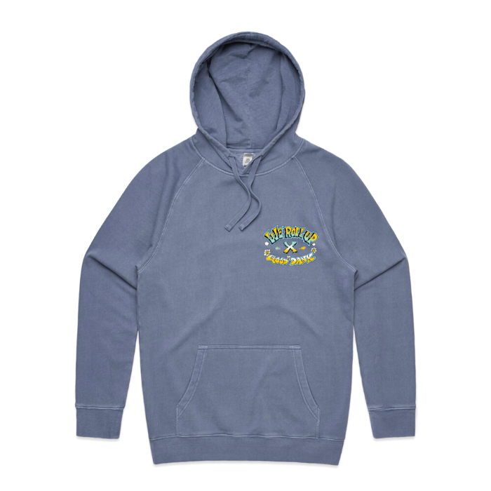 Blue Hoodie We Roll Up x Good Dank Co.